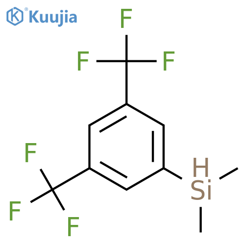 3,5-Bis(trifluoromethyl)phenyldimethylsilane structure