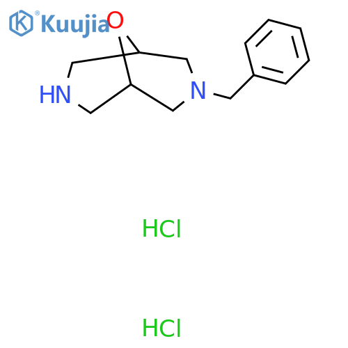 3-Benzyl-9-oxa-3,7-diazabicyclo[3.3.1]nonane dihydrochloride structure