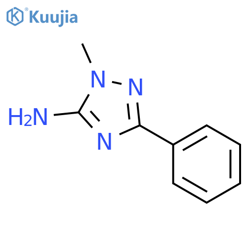 1-Methyl-3-phenyl-1H-1,2,4-triazol-5-amine Hydrochloride Hydrate structure