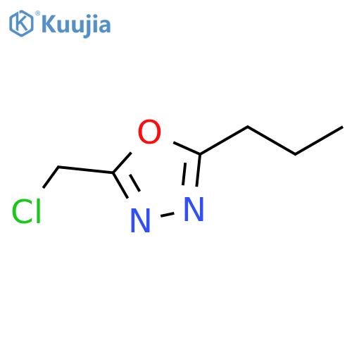 2-(Chloromethyl)-5-propyl-1,3,4-oxadiazole structure