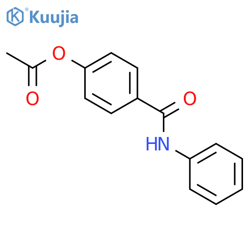 4-(Phenylcarbamoyl)phenyl acetate structure