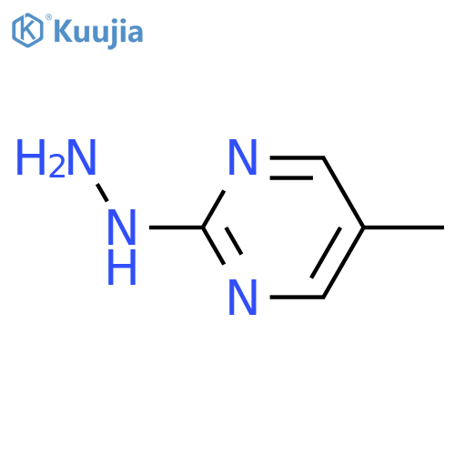2-Hydrazinyl-5-methylpyrimidine structure