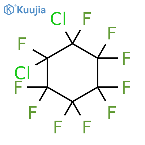 Cyclohexane, 1,2-dichloro-1,2,3,3,4,4,5,5,6,6-decafluoro- structure