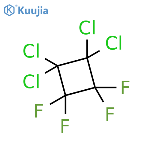 1,1,2,2-tetrachlorotetrafluorocyclobutane structure