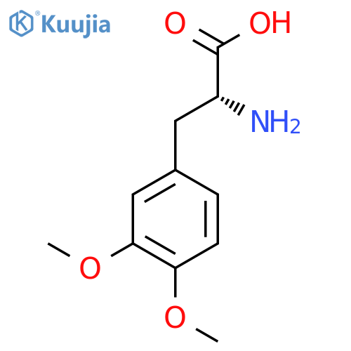 (R)-2-Amino-3-(3,4-dimethoxyphenyl)propanoic acid structure