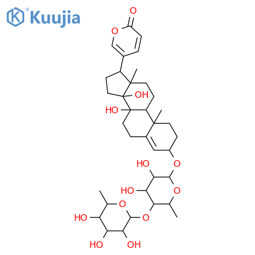 3,8,14-Trihydroxybufa-4,20,22-trienolide; (3β,8β,14β)-form, 3-O-[α-L-Rhamnopyranosyl-(1→4)-β-D-rhamnopyranoside] structure