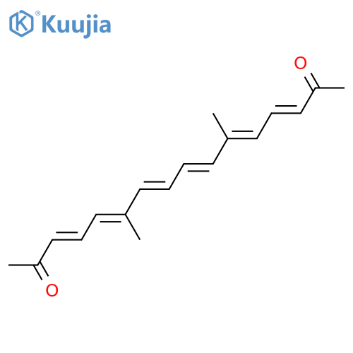 9,9'-Diapo-10,9'-retrocarotene-9,9'-dione structure