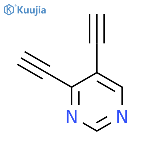Pyrimidine,4,5-diethynyl- structure