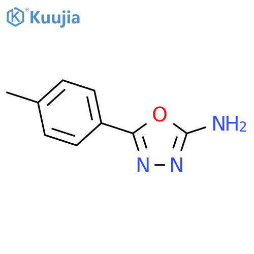 5-(4-methylphenyl)-1,3,4-oxadiazol-2-amine structure