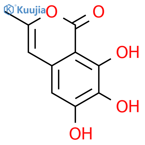 1H-2-Benzopyran-1-one,6,7,8-trihydroxy-3-methyl- structure