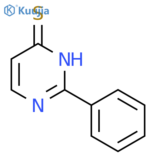 4(3H)-Pyrimidinethione,2-phenyl- structure
