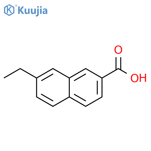 2-Naphthalenecarboxylic acid, 7-ethyl- structure