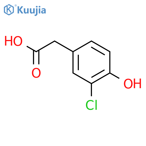 3-Chloro-4-hydroxyphenylacetic Acid structure