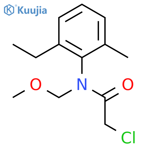 2-chloro-N-(2-ethyl-6-methylphenyl)-N-(methoxymethyl)acetamide structure