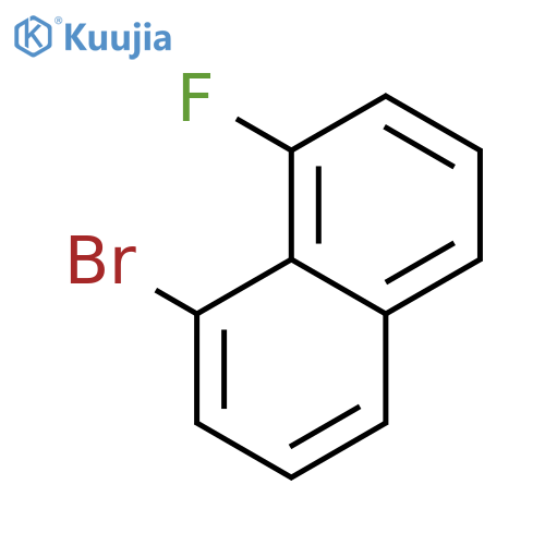 1-Bromo-8-fluoronaphthalene structure