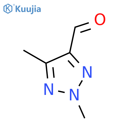 2,5-dimethyl-2H-1,2,3-triazole-4-carbaldehyde structure