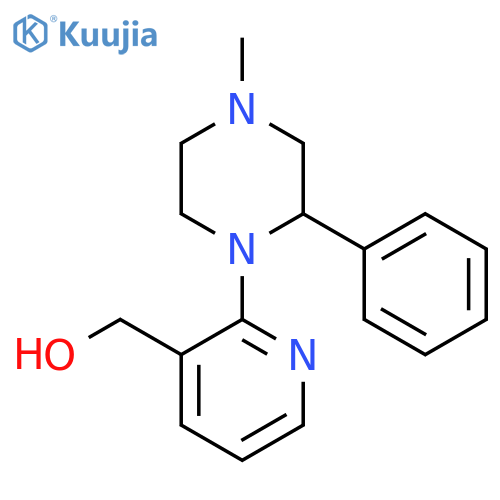 (2-(4-Methyl-2-phenylpiperazin-1-yl)pyridin-3-yl)methanol structure