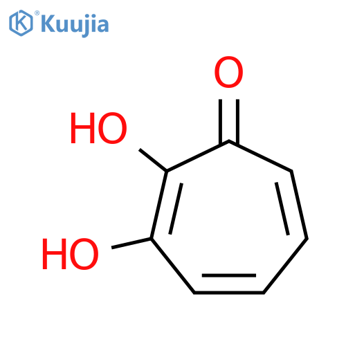2,4,6-Cycloheptatrien-1-one,2,3-dihydroxy- structure
