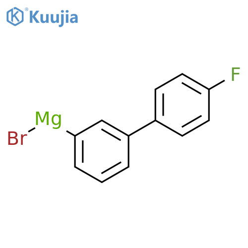 3-(4-FLUOROPHENYL)PHENYLMAGNESIUM BROMIDE, 0.25 M in 2-MeTHF structure