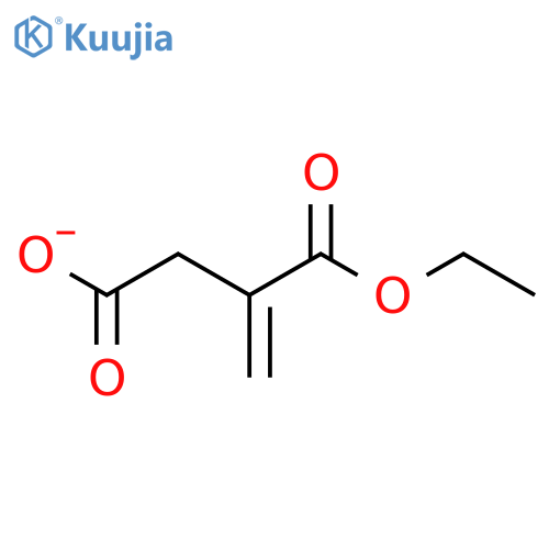 3-(ethoxycarbonyl)but-3-enoic acid structure
