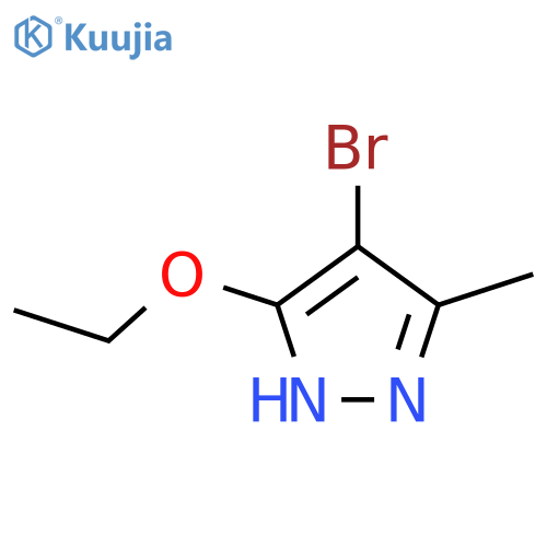 4-bromo-5-ethoxy-3-methyl-1H-pyrazole structure
