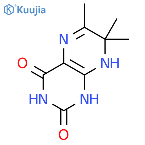 7,8-dihydro-6,7,7-trimethyl-2,4(1H,3H)-Pteridinedione structure