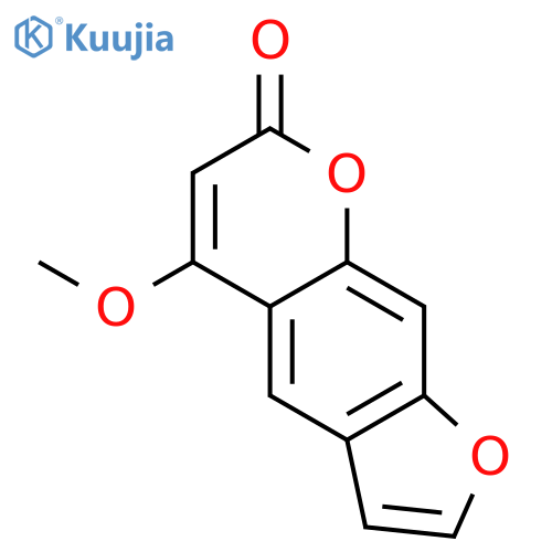 5-methoxy-7H-furo[3,2-g][1]benzopyran-7-one structure