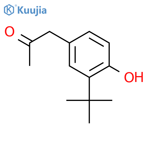1-(3-(tert-Butyl)-4-hydroxyphenyl)propan-2-one structure