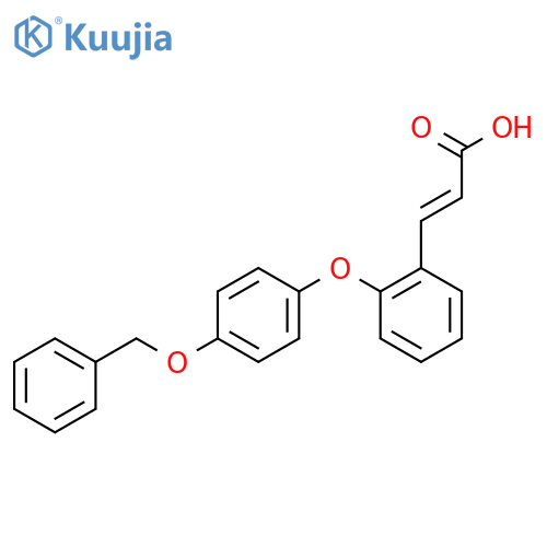 3-{2-4-(Benzyloxy)phenoxyphenyl}acrylic Acid structure