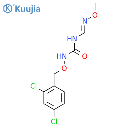 N-[(2,4-dichlorobenzyl)oxy]-N-[(methoxyimino)methyl]urea structure