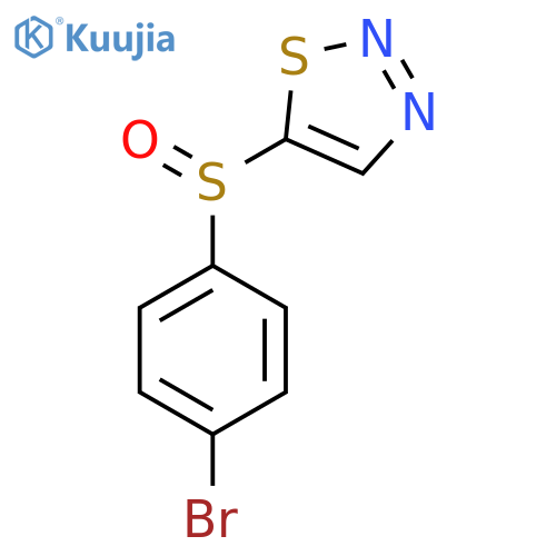 4-BROMOPHENYL 1,2,3-THIADIAZOL-5-YL SULFOXIDE structure