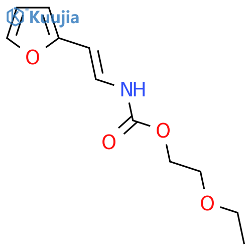 2-Ethoxyethyl N-(2-(2-furyl)vinyl)carbamate structure