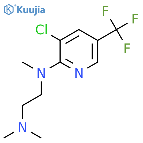 N~1~-[3-chloro-5-(trifluoromethyl)-2-pyridinyl]-N~1~,N~2~,N~2~-trimethyl-1,2-ethanediamine structure