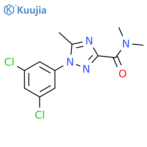 1H-1,2,4-Triazole-3-carboxamide, 1-(3,5-dichlorophenyl)-N,N,5-trimethyl- structure