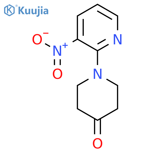 1-(3-Nitro-2-pyridinyl)tetrahydro-4(1H)-pyridinone structure