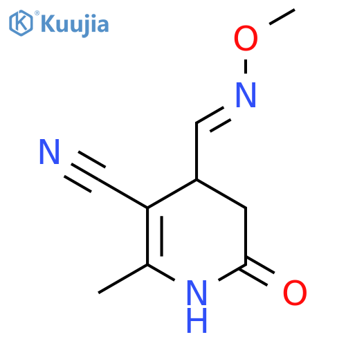 4-[(METHOXYIMINO)METHYL]-2-METHYL-6-OXO-1,4,5,6-TETRAHYDRO-3-PYRIDINECARBONITRILE structure