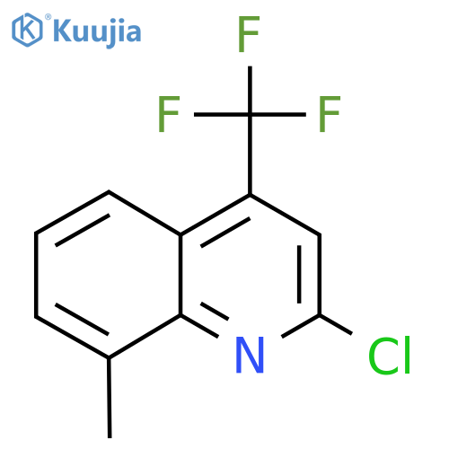 2-Chloro-8-methyl-4-(trifluoromethyl)quinoline structure