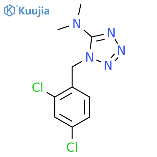N-[1-(2,4-Dichlorobenzyl)-1H-1,2,3,4-tetraazol-5-yl]-N,N-dimethylamine structure