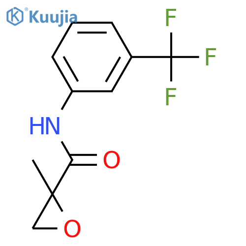 2-METHYL-N-[3-(TRIFLUOROMETHYL)PHENYL]-2-OXIRANECARBOXAMIDE structure