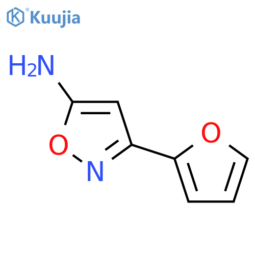 3-(Furan-2-yl)isoxazol-5-amine structure