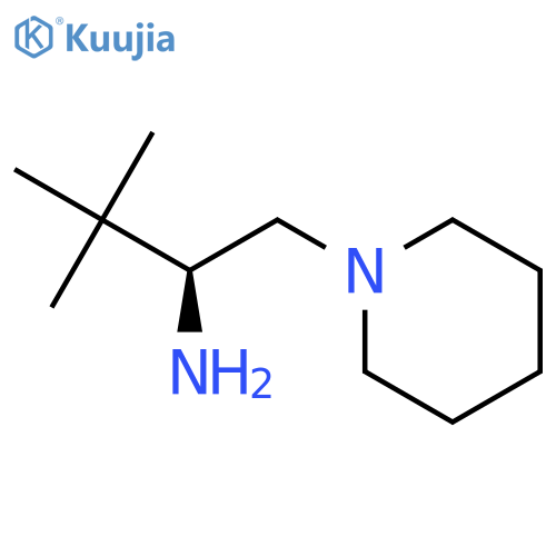 (S)-α-(1,1-dimethylethyl)-1-Piperidineethanamine structure