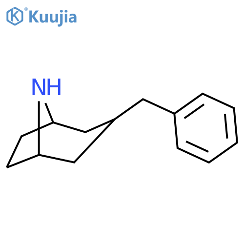 3-benzyl-8-azabicyclo3.2.1octane structure