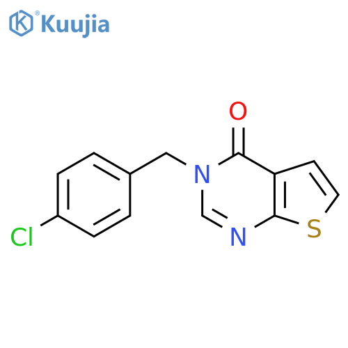 3-(4-chlorobenzyl)thieno[2,3-d]pyrimidin-4(3H)-one structure