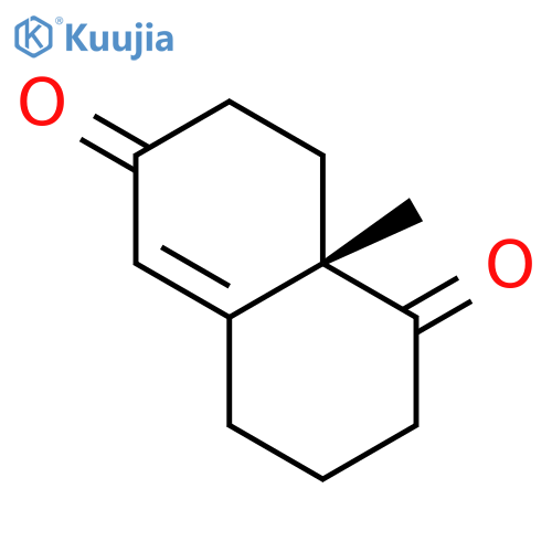 (S)-(+)-3,4,8,8A-Tetrahydro-8A-methyl-1,6(2H,7H)-naphthalenedione structure