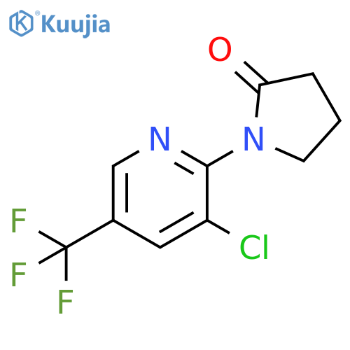 1-[3-CHLORO-5-(TRIFLUOROMETHYL)-2-PYRIDINYL]-2-PYRROLIDINONE structure