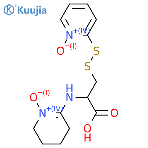 L-Alanine,3-[(1-oxido-2-pyridinyl)dithio]-N-(3,4,5,6-tetrahydro-1-oxido-2-pyridinyl)- structure