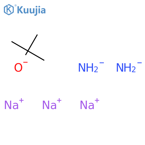 Trisodium;azanide;2-methylpropan-2-olate structure