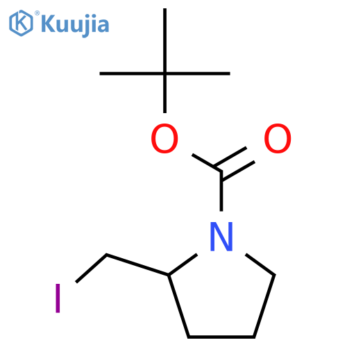 Tert-butyl (2s)-2-(iodomethyl)pyrrolidine-1-carboxylate structure