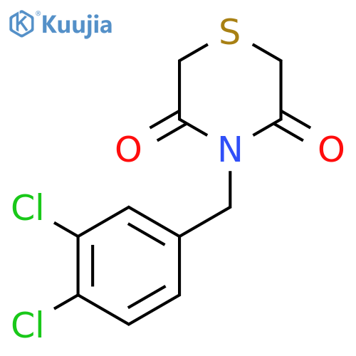 4-(3,4-DICHLOROBENZYL)-3,5-THIOMORPHOLINEDIONE structure