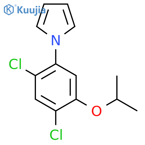 1-(2,4-DICHLORO-5-ISOPROPOXYPHENYL)-1H-PYRROLE structure